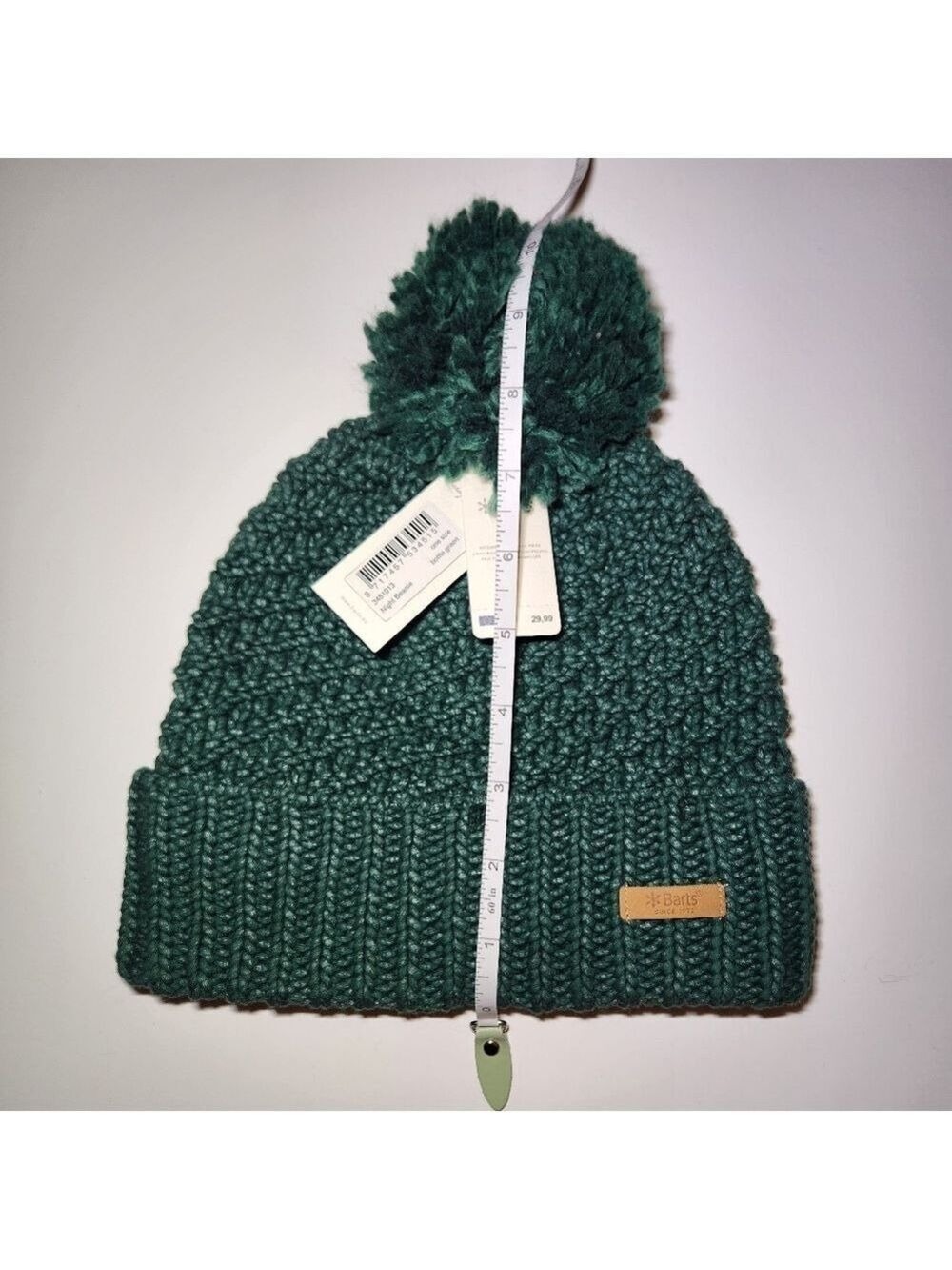 Barts Night Beanie Womans In Bottle Green NWT - Picture 8 of 9